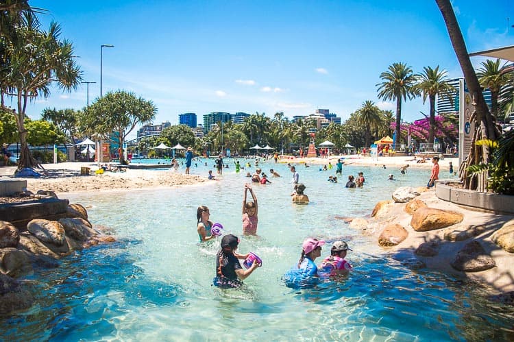 Streets Beach at South Bank Parklands - eat South Bank