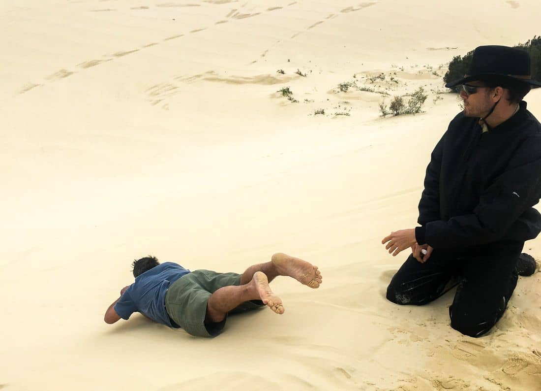 Moreton Island Sandboarding