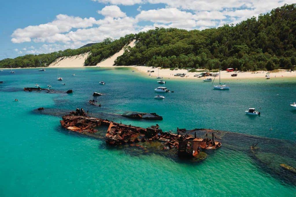 Tangalooma Wrecks Beach - Best Beaches Around Brisbane