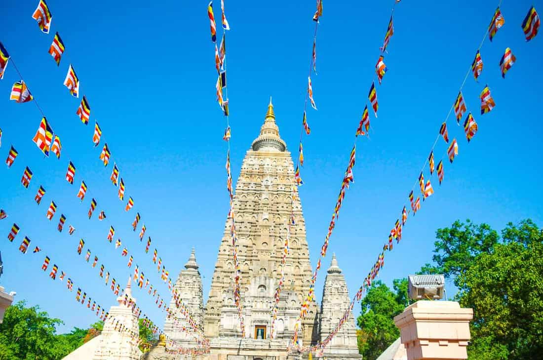 Mahabodhigaya with clear sky