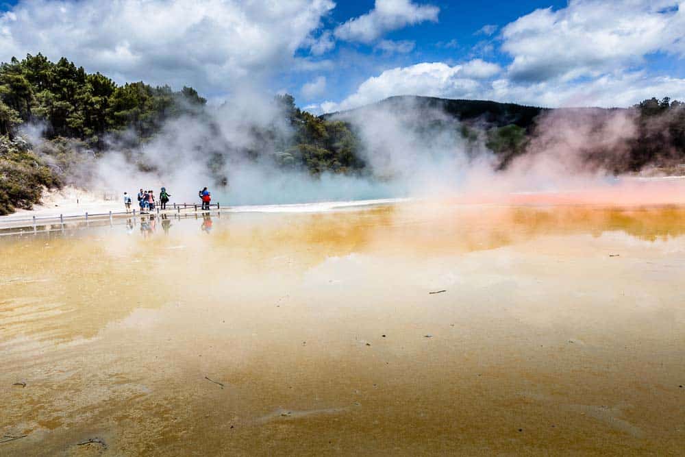 Champagne Pool in Waiotapu Thermal Reserve, Rotorua, New Zealand