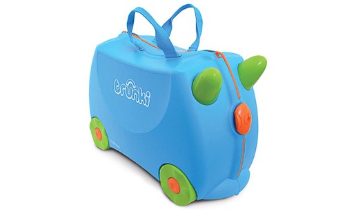 Lugabug turns any suitcase into a ride-on suitcase for children